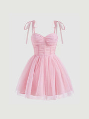 Vestido camisola fruncido