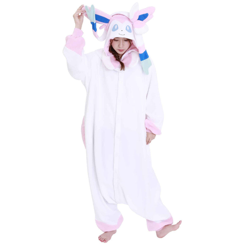 Disfraz de mono polar inspirado en la caricatura de Sylveon