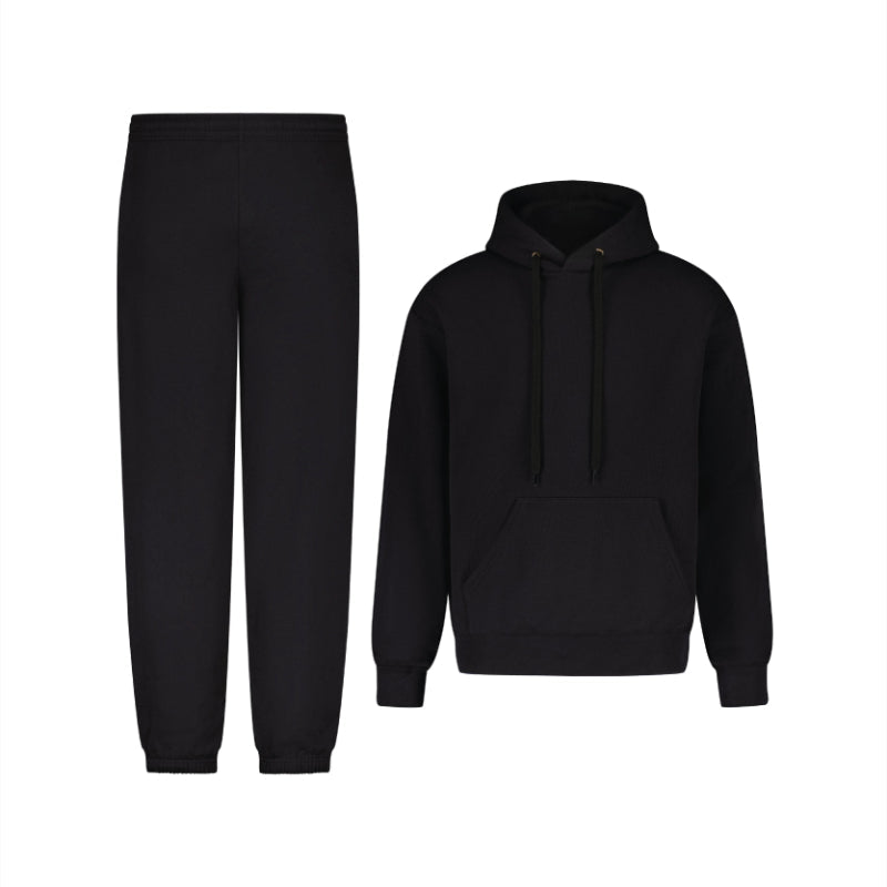 Two Piece Jogger Pants And Pullover Hoodie Set