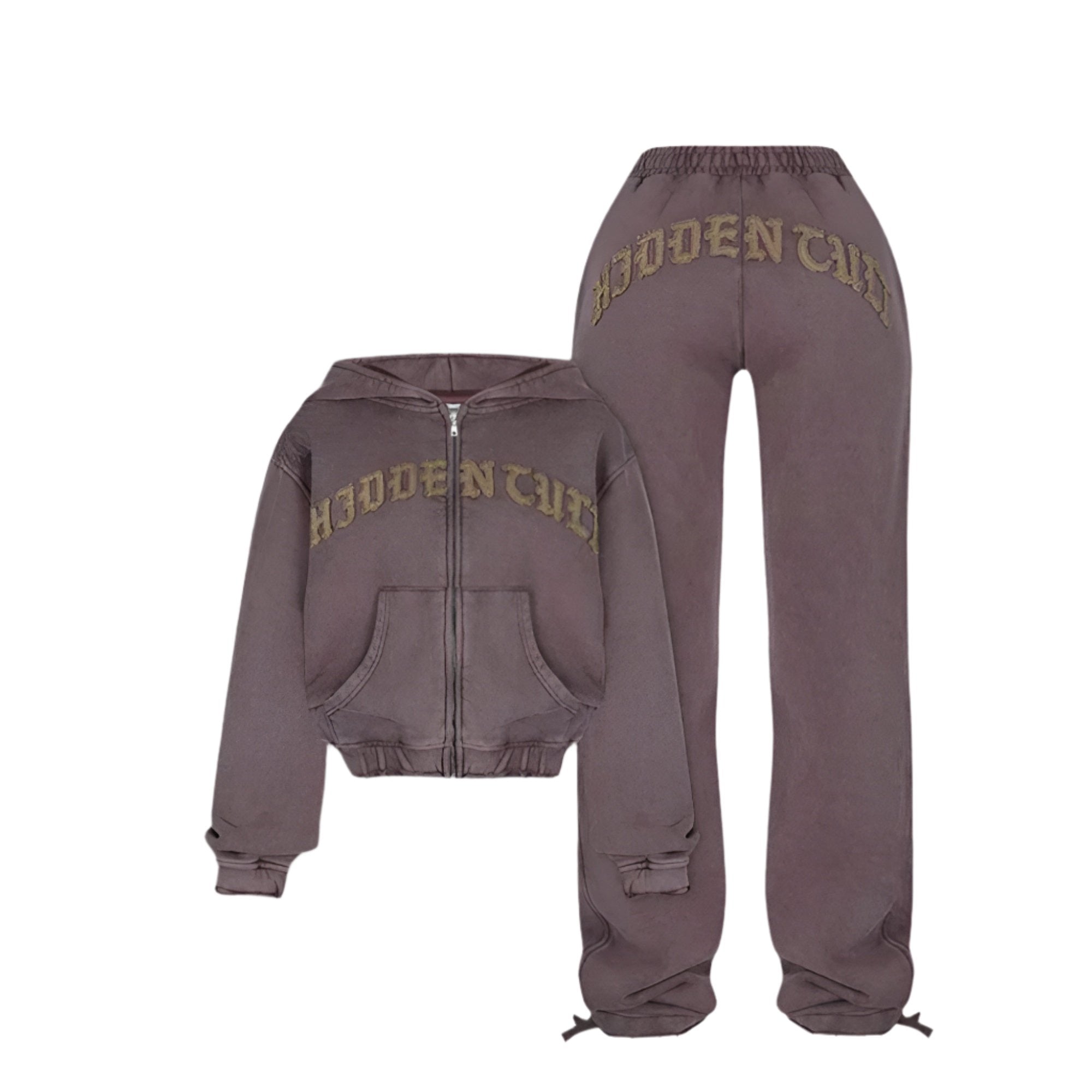 Zweiteiliges, bequemes Set aus Hoodie und Jogginghose