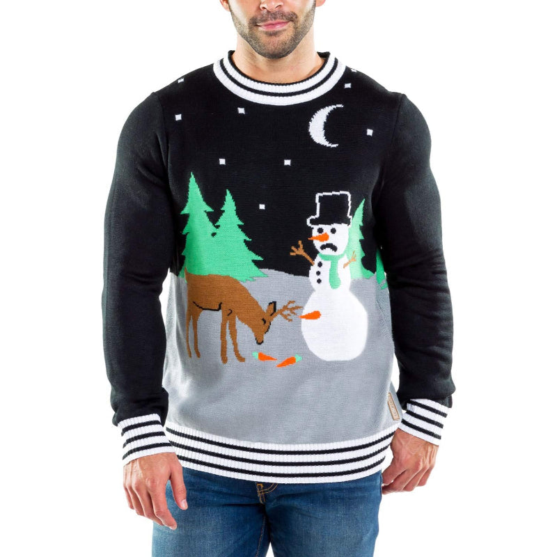 Animated And Festive Christmas Holiday Pullover Sweater