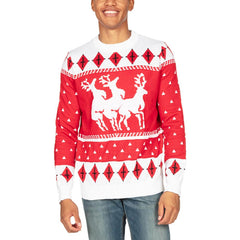 Animated And Festive Christmas Holiday Pullover Sweater