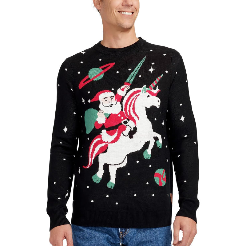 Animated And Festive Christmas Holiday Pullover Sweater