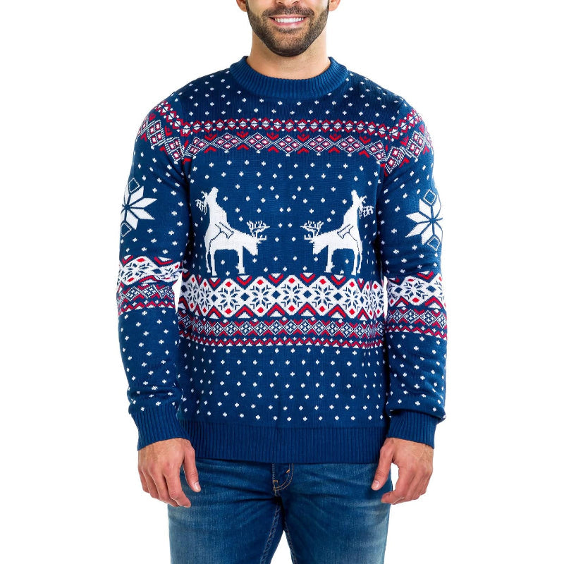 Cheerful and Quirky Christmas Holiday Pullover Sweater