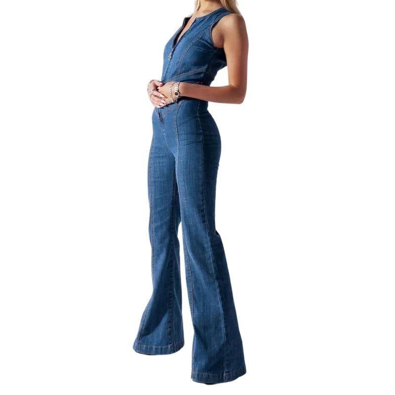 Vintage Inspired Denim jumpsuit