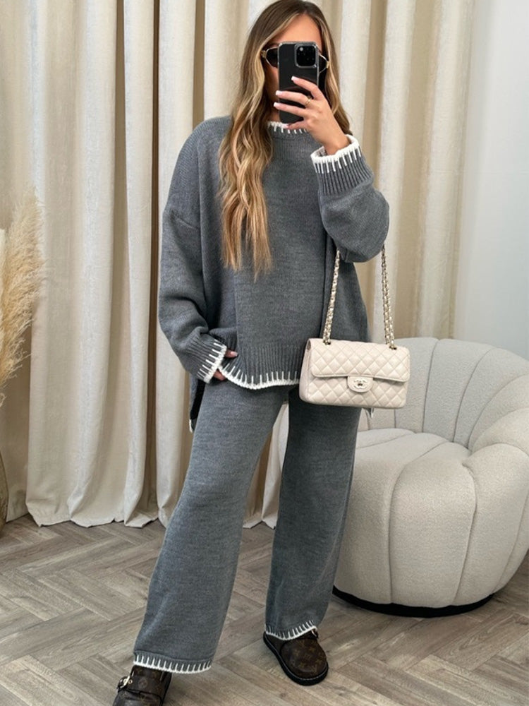 Cozy Two Piece Oversized Knitted Lounge Set