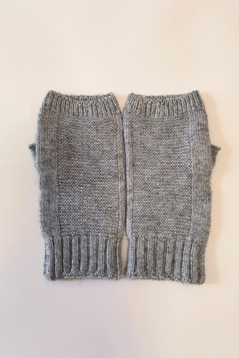 Guantes de medio dedo de lana y cachemira para hombre y mujer