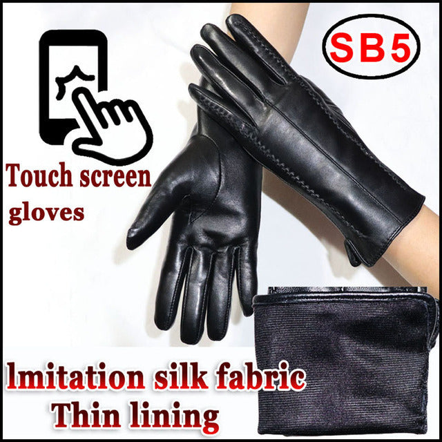 Schaffellhandschuhe Winter Wärme Plus Samt Kurz Thi