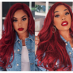 Peluca universal de cabeza completa, volumen medio y largo.