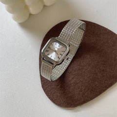 Retro Roman Steel Quartz Watch