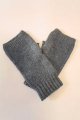 Guantes de medio dedo de lana y cachemira para hombre y mujer