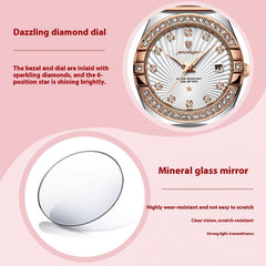 Reloj ultrafino luminoso y resistente al agua