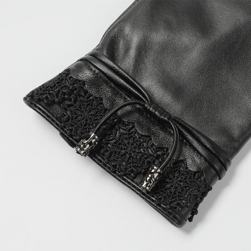 Guantes de ciclismo acolchados y abrigados con forro polar