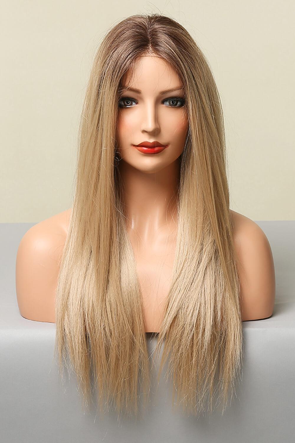 13*2'' Lace Front Wigs Synthetic Long Straight 26'' 150% Density