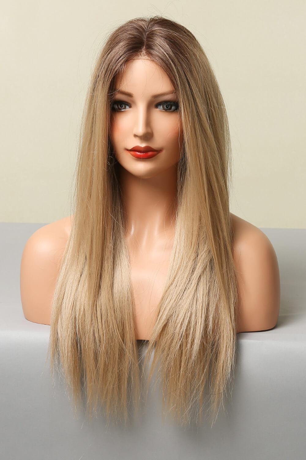 13*2'' Lace Front Wigs Synthetic Long Straight 26'' 150% Density