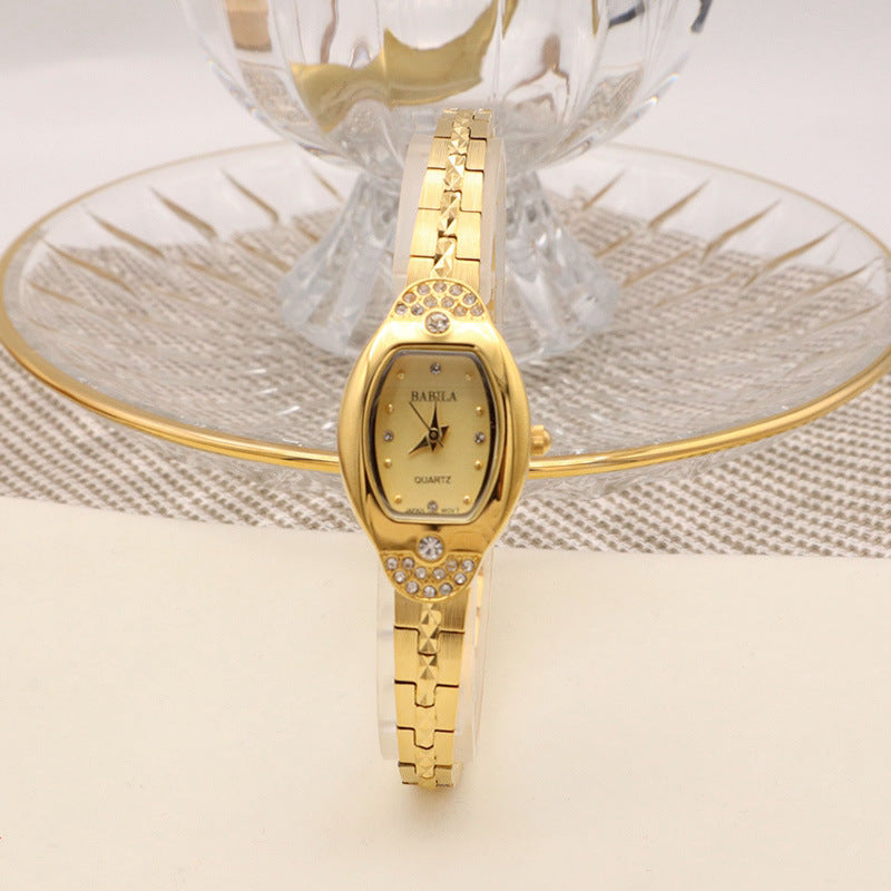 Alluvial Gold Vintage Pineapple Pattern Watch