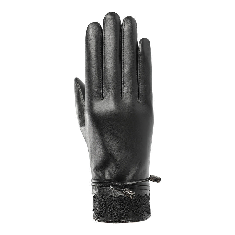 Guantes de ciclismo acolchados y abrigados con forro polar