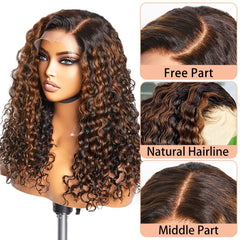 European And American Ladies Front Lace Synthetic Wigs