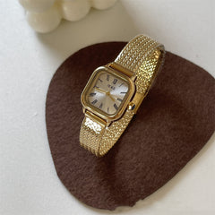 Retro Roman Steel Quartz Watch