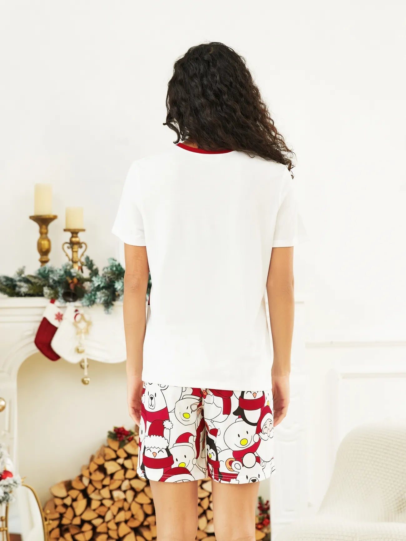 Pijama navideño con Papá Noel para toda la familia