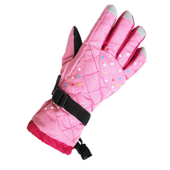 Guantes gruesos para niñas para montar a caballo, esquiar, escalar al aire libre, en invierno