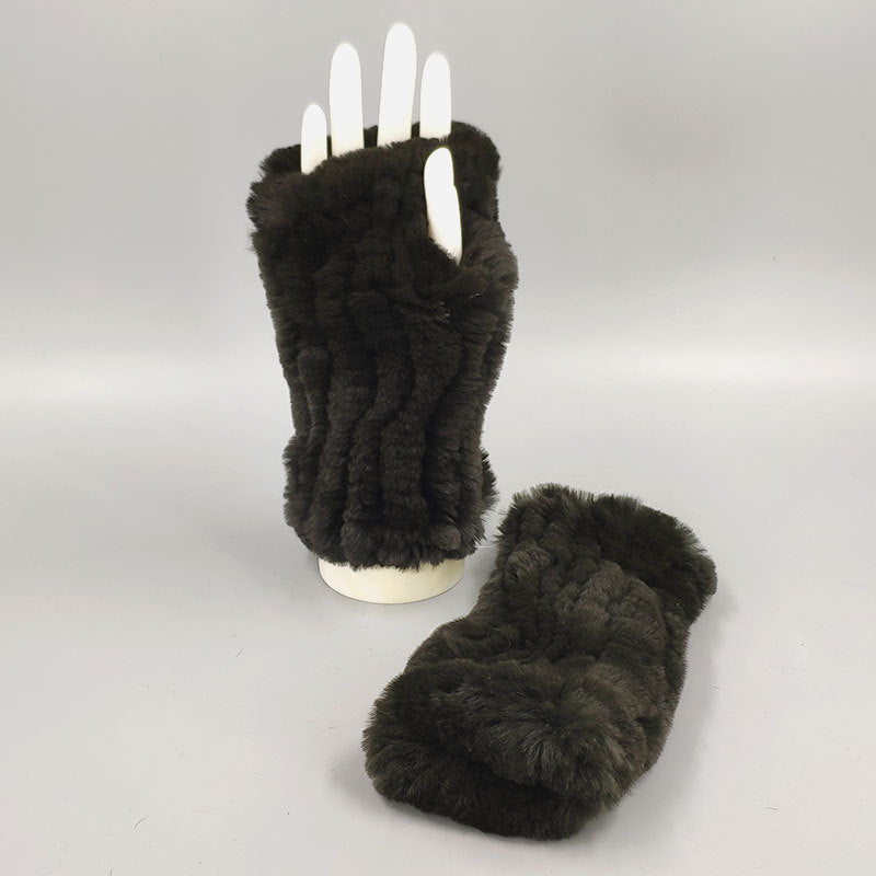 Guantes de invierno de longitud media con muñequera