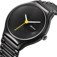 Simple Quartz Steel Band Watch