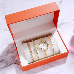 Gift Set Waterproof Quartz Watch Watch