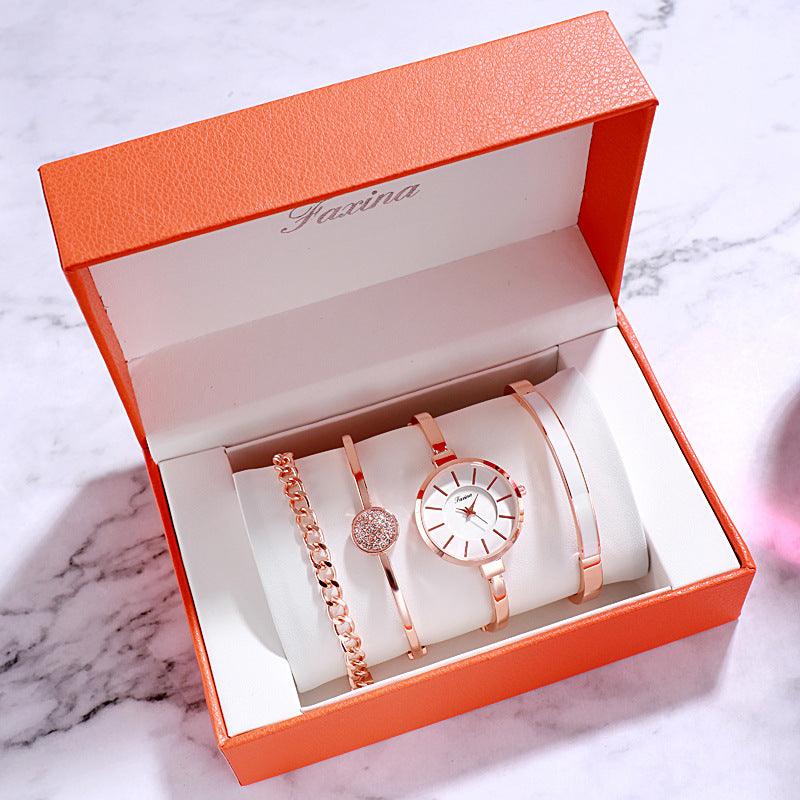 Gift Set Waterproof Quartz Watch Watch