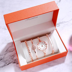 Gift Set Waterproof Quartz Watch Watch