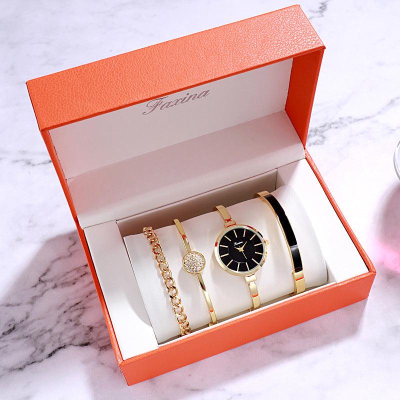 Gift Set Waterproof Quartz Watch Watch