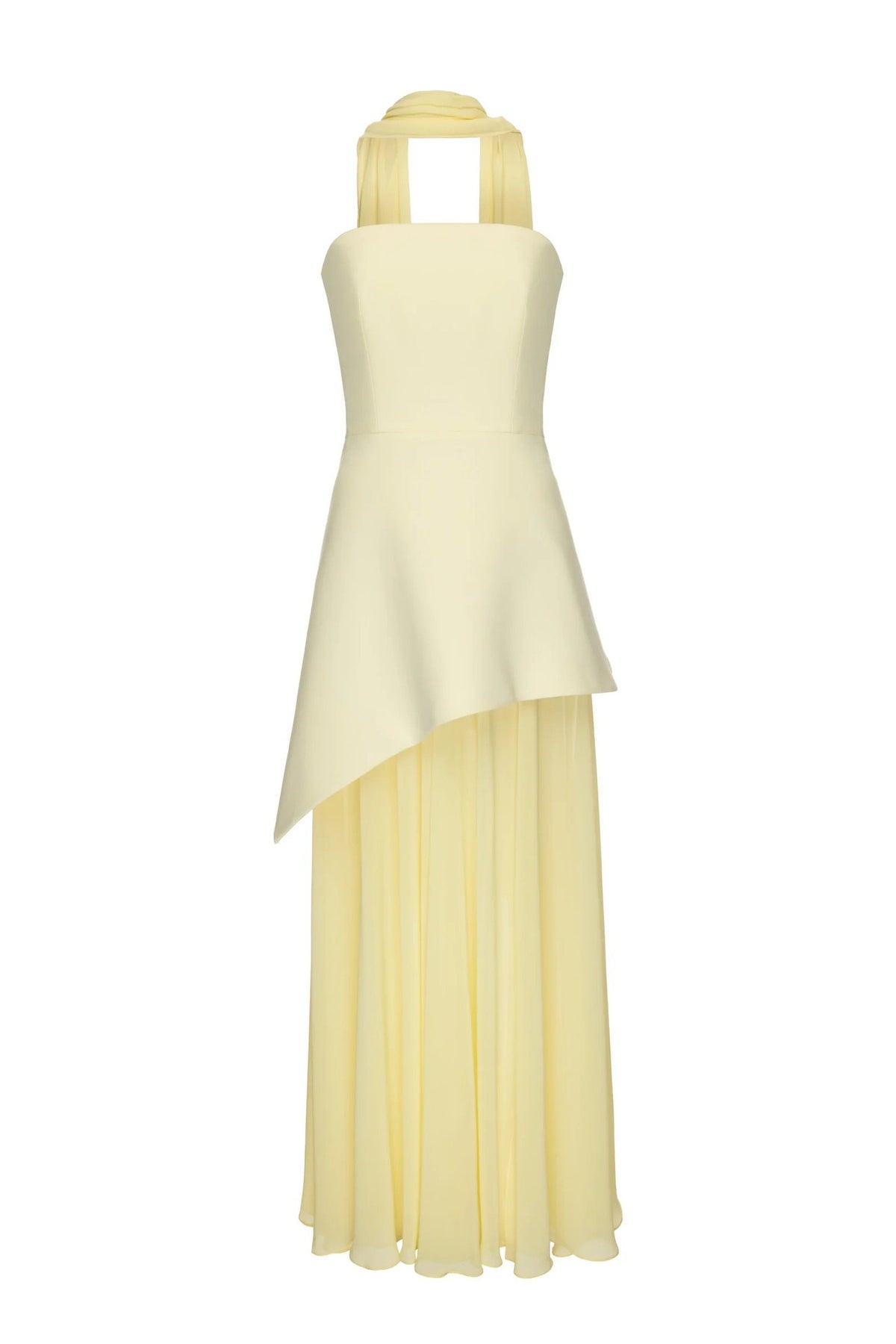 Asymmetrical Strapless Dress