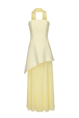 Asymmetrical Strapless Dress