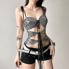 Strapless Backless Top