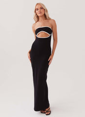 Strapless Knitted Dress