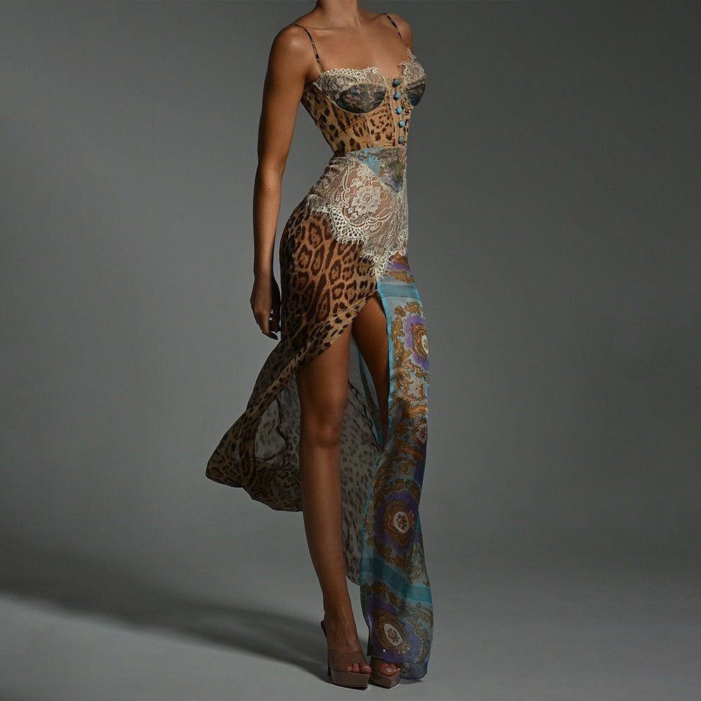 Strapless  Chiffon Dress