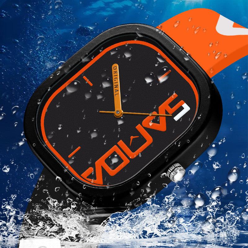 Silicone Square Trend Waterproof Watch