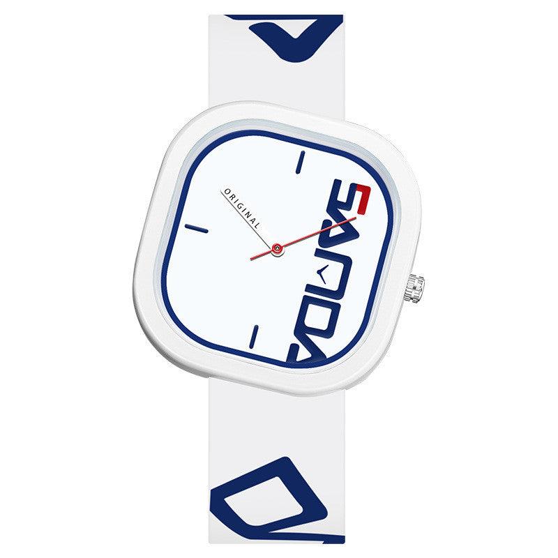 Silicone Square Trend Waterproof Watch