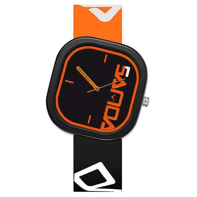 Silicone Square Trend Waterproof Watch