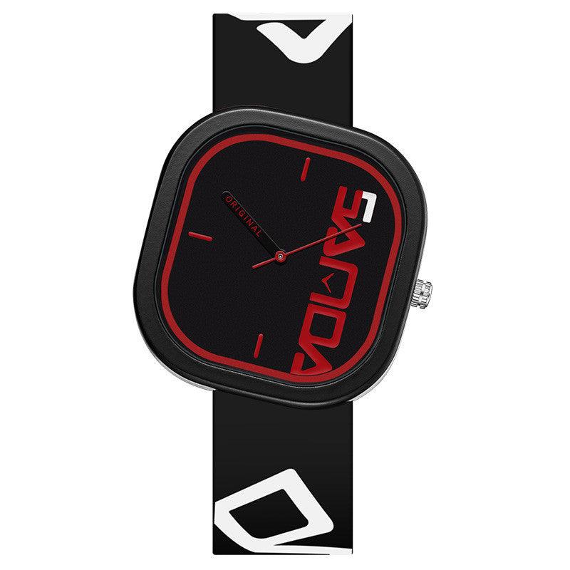 Silicone Square Trend Waterproof Watch