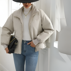 Vielseitige Pufferjacke mit Reißverschluss