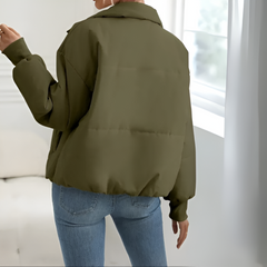 Vielseitige Pufferjacke mit Reißverschluss