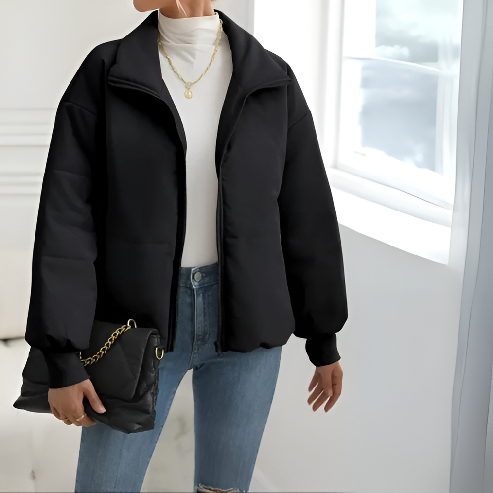 Vielseitige Pufferjacke mit Reißverschluss