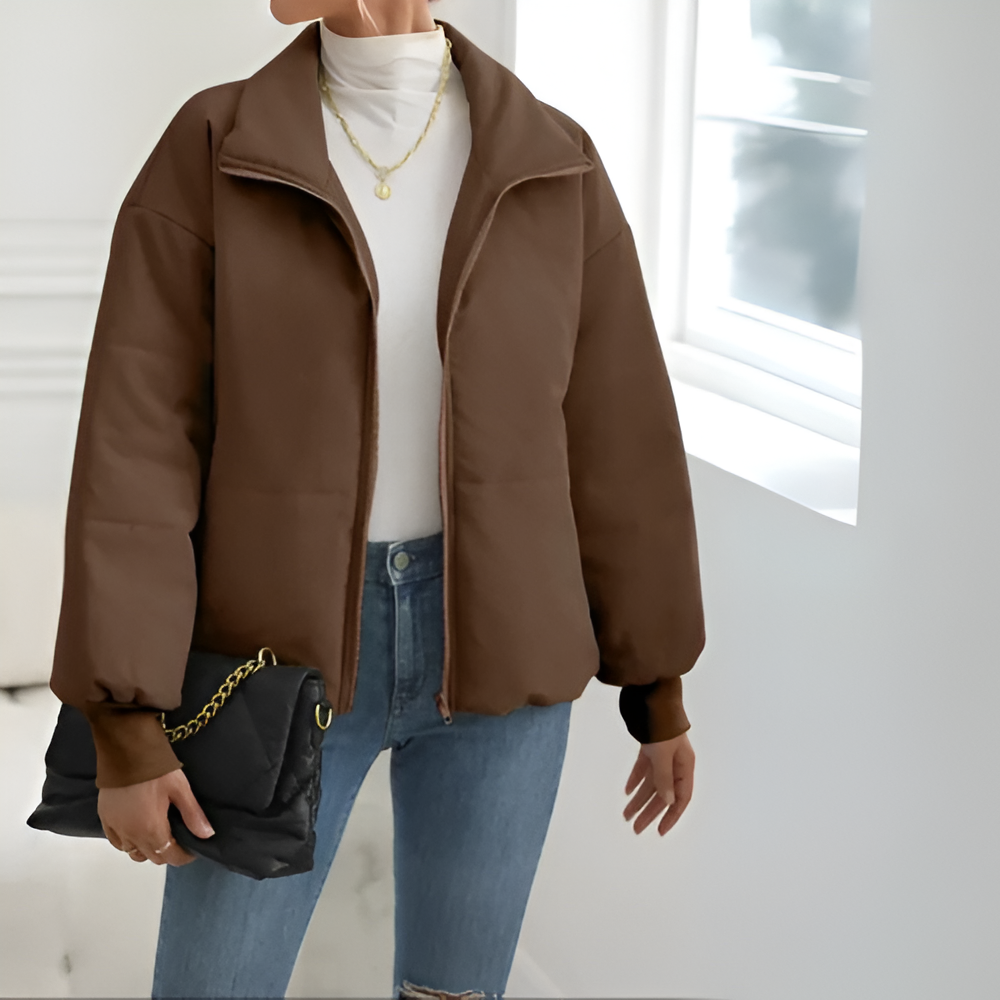 Vielseitige Pufferjacke mit Reißverschluss
