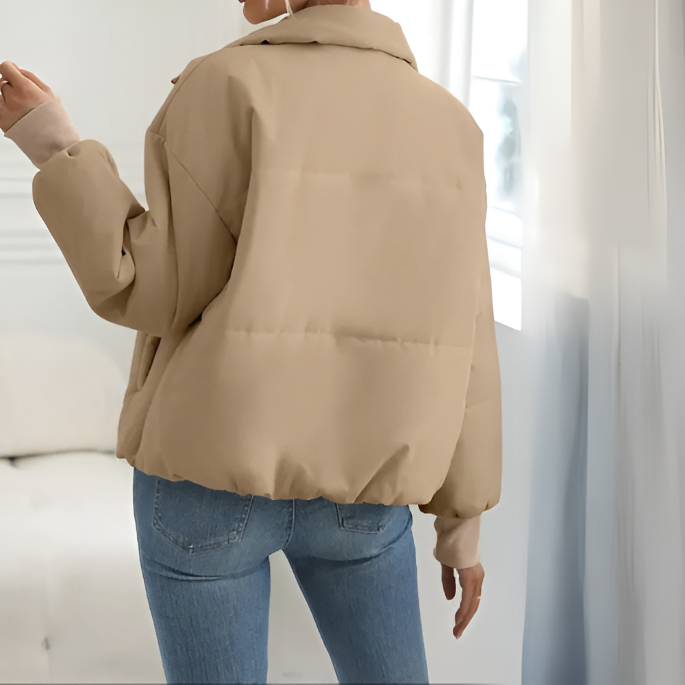 Vielseitige Pufferjacke mit Reißverschluss