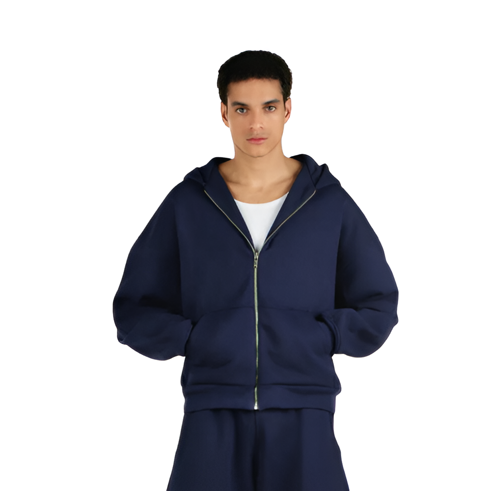 Conjunto de sudadera con cremallera y pantalón deportivo