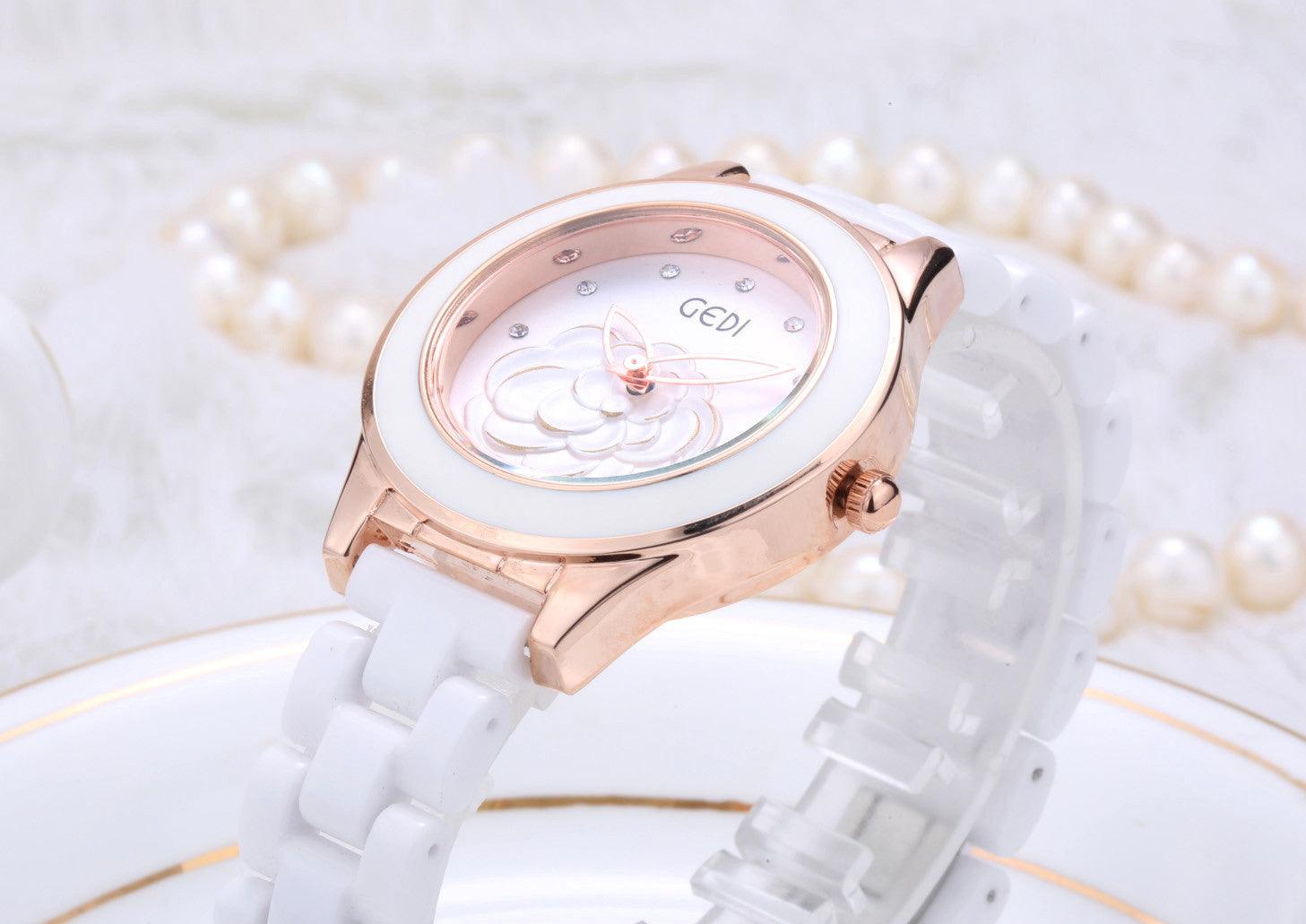 Waterproof Ladies Ceramic Watch