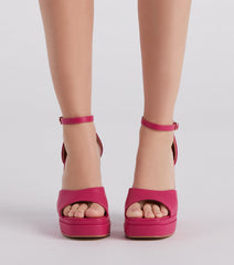 Tacones de plataforma gruesos Major It Girl