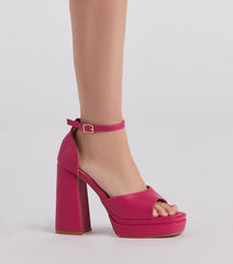 Tacones de plataforma gruesos Major It Girl