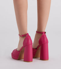 Tacones de plataforma gruesos Major It Girl